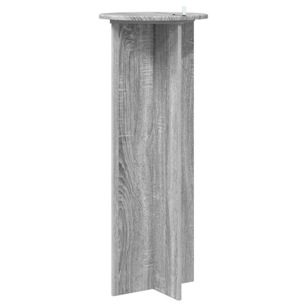 Стойка за растения 2 pcs Сива сонома Ø40 x 100 см