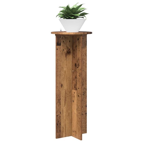 Стойка за растения 2 pcs Старо дърво Ø40 x 100 см