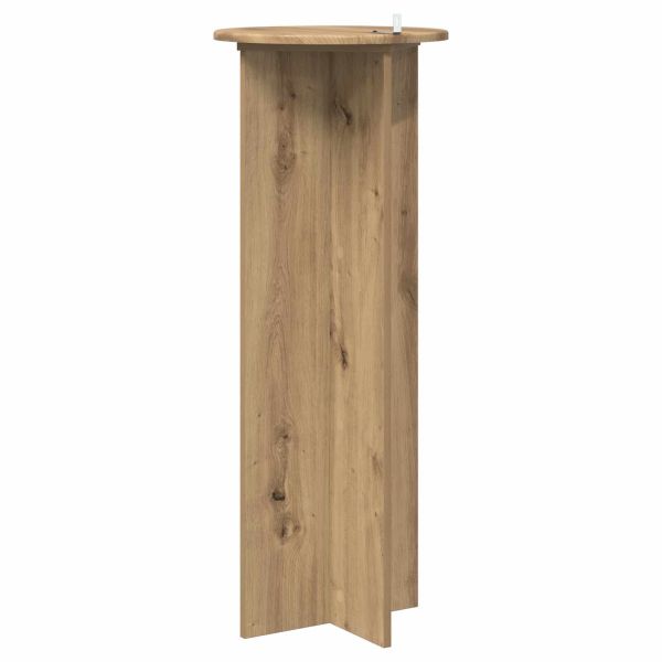 Стойка за растения 2 pcs Дъб артизан Ø40 x 100 см