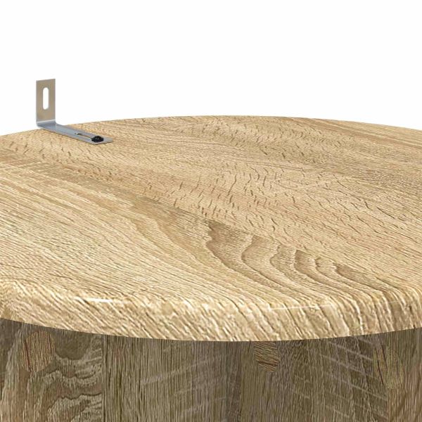 Стойка за растения 2 pcs Дъб сонома Ø40 x 60 см