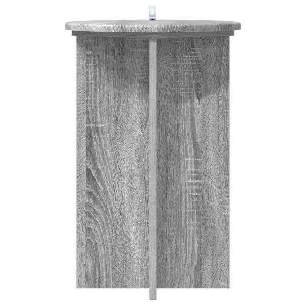 Стойка за растения 2 pcs Сива сонома Ø40 x 60 см
