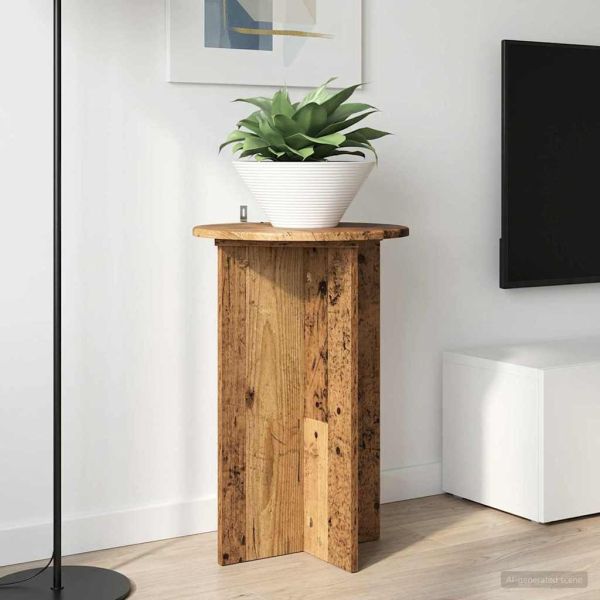 Стойка за растения 2 pcs Старо дърво Ø40 x 60 см