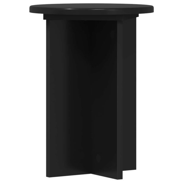 Стойка за растения 2 pcs Черно Ø29,5 x 40 см