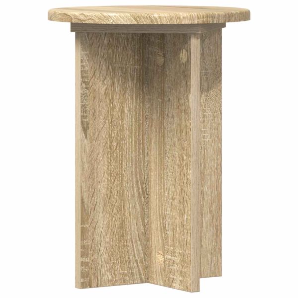 Стойка за растения 2 pcs Дъб сонома Ø29,5 x 40 см