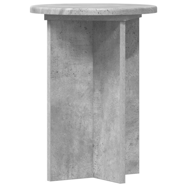 Стойка за растения 2 pcs Бетонно сиво Ø29,5 x 40 см