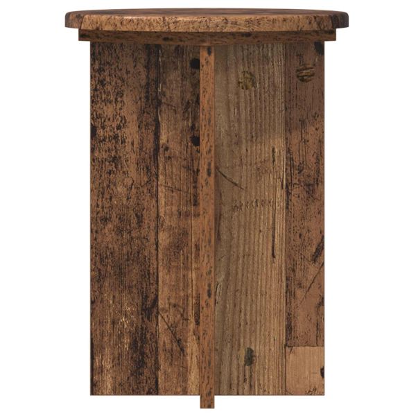 Стойка за растения 2 pcs Старо дърво Ø29,5 x 40 см
