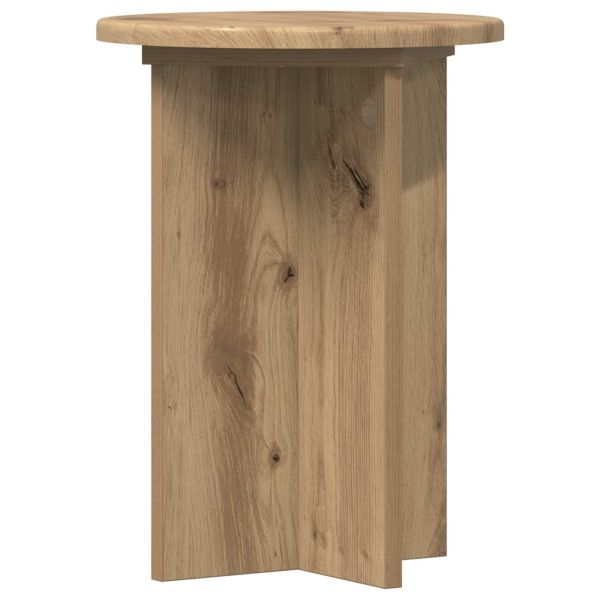 Стойка за растения 2 pcs Дъб артизан Ø29,5 x 40 см