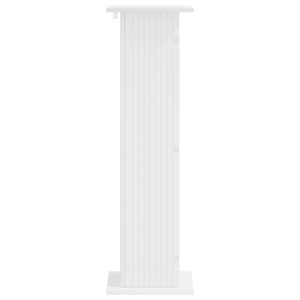 Стойка за растения 2 pcs Бяло 30,5 x 30 x 100,5 см
