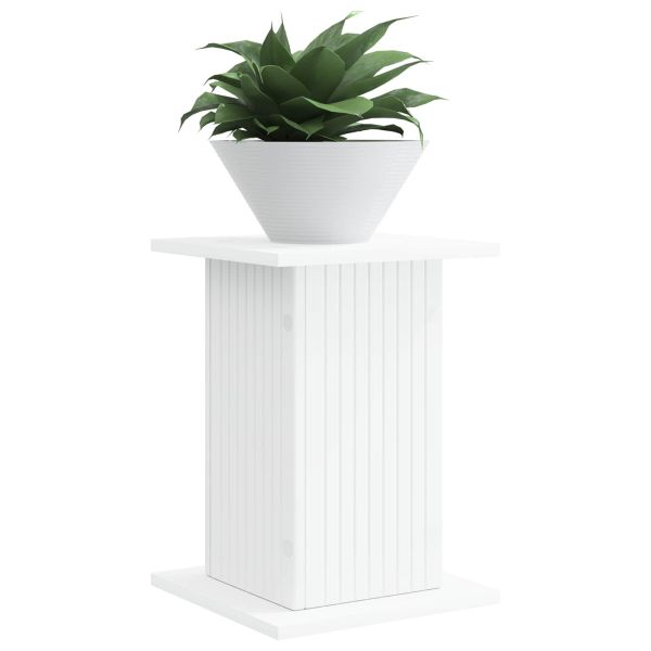 Стойка за растения 2 pcs Бяло 30,5 x 30 x 43 см