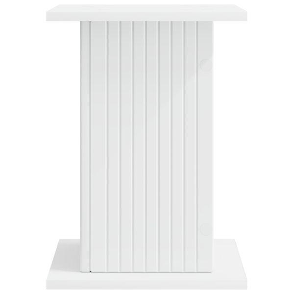 Стойка за растения 2 pcs Бяло 30,5 x 30 x 43 см