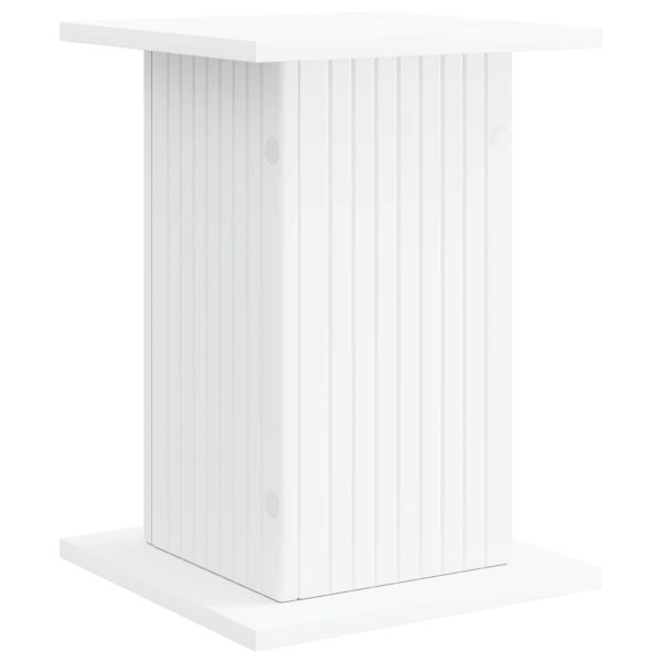 Стойка за растения 2 pcs Бяло 30,5 x 30 x 43 см