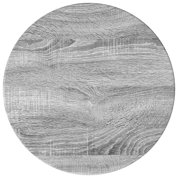 Страничен шкаф 2 pcs Сиво Сонома Ø40 x 50 см