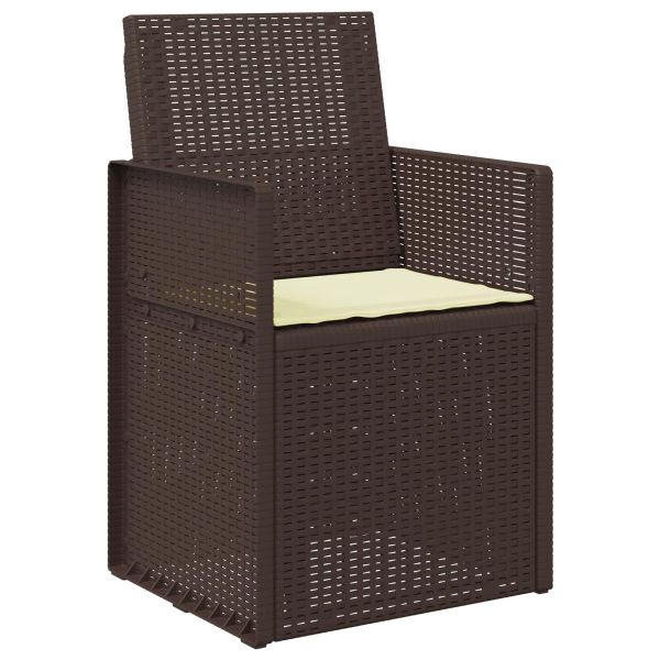 Възглавници за седалки 2 pcs Крем 47 x 36 x 2 см Полиестер