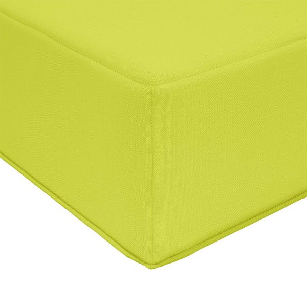Възглавница за диван на открито Зелен 60 x 60 x 8 см Полиестер