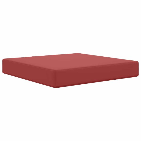 Възглавница за диван на открито виненочервен 60 x 60 x 8 см