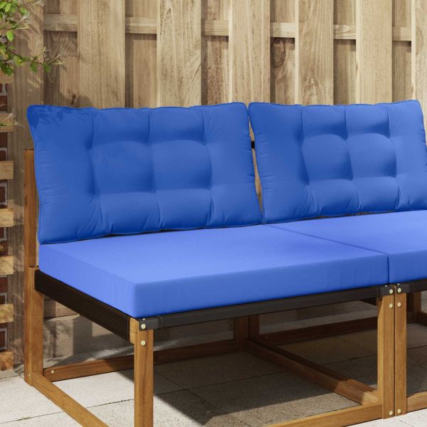 Възглавница за диван на открито 2 pcs Тюркоаз Полиестер