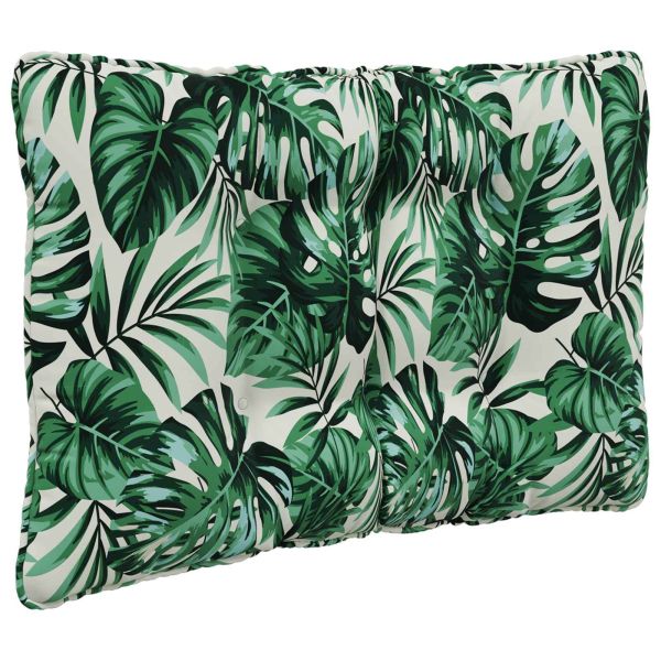 Възглавница за диван на открито 3 pcs Мотив с листа Полиестер