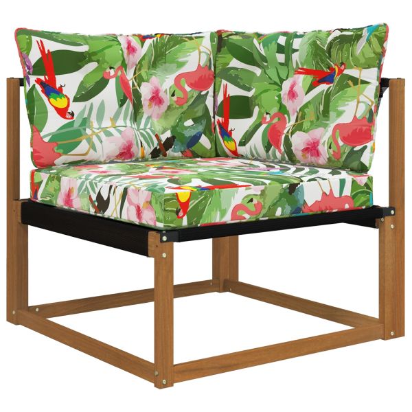 Възглавница за диван на открито 3 pcs цветно Полиестер