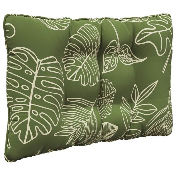 Възглавница за диван на открито 3 pcs Дизайн с листа Полиестер