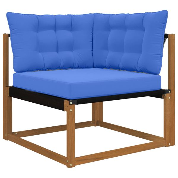 Възглавница за диван на открито 3 pcs Тюркоаз Полиестер