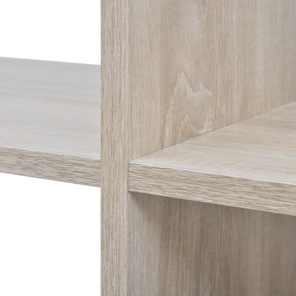 Стълбовидна библиотека/полица 142 см, дъб