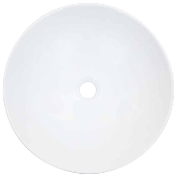 Мивка, 41x12,5 см, керамична, бяла