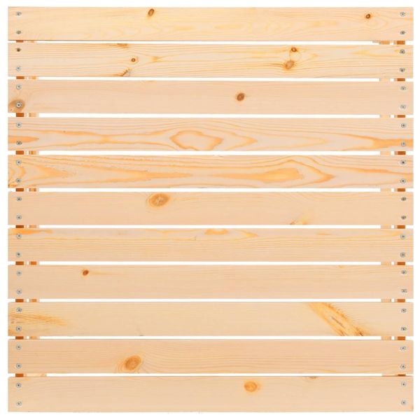 Градински табуретки с възглавници, 2 бр, бор масив