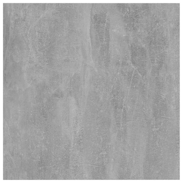 Рафтове, 8 бр, бетонно сиви, 40x40x1,5 см, инженерно дърво
