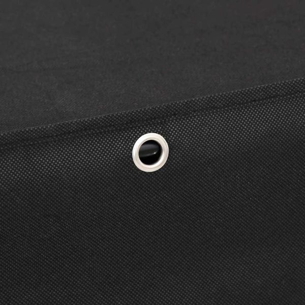 Шкаф за обувки, черен, 60x30x166 см, плат