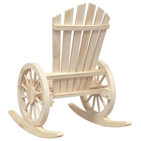 Градински лаундж комплект, 3 части, масивно чамово дърво