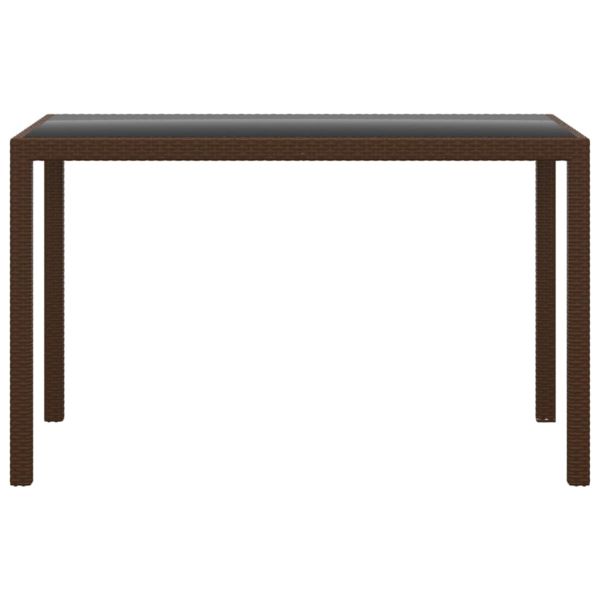 Градински комплект с възглавници, 3 части, полиратан, кафяв