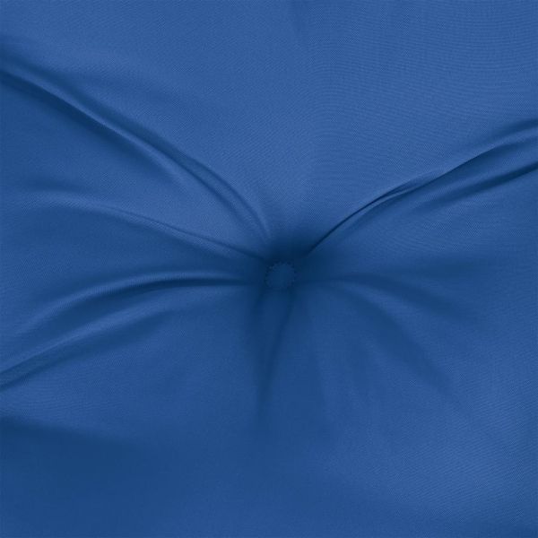 Възглавници за столове 4 бр сини 40x40x7 см Оксфорд плат