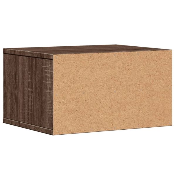 Стойка за принтер, кафяв дъб, 40x32x22,5 см, инженерно дърво