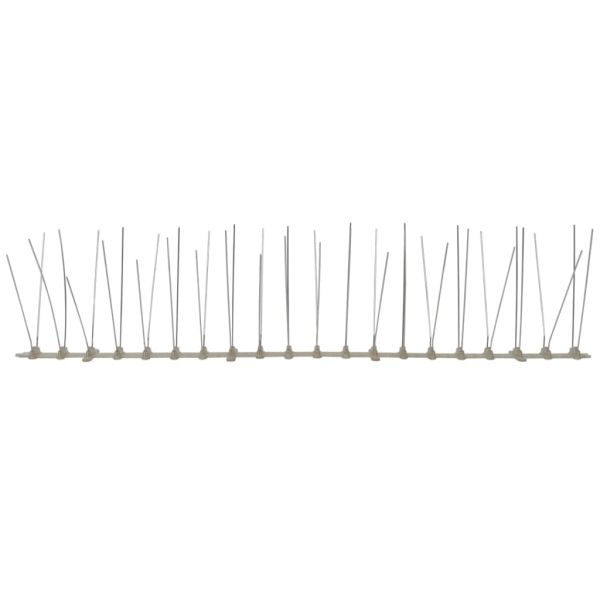 4-редови пластмасови шипове срещу птици и гълъби, 6 бр, 3 м