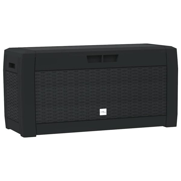 Градински сандък за съхранение антрацит 119x48x60 см PP
