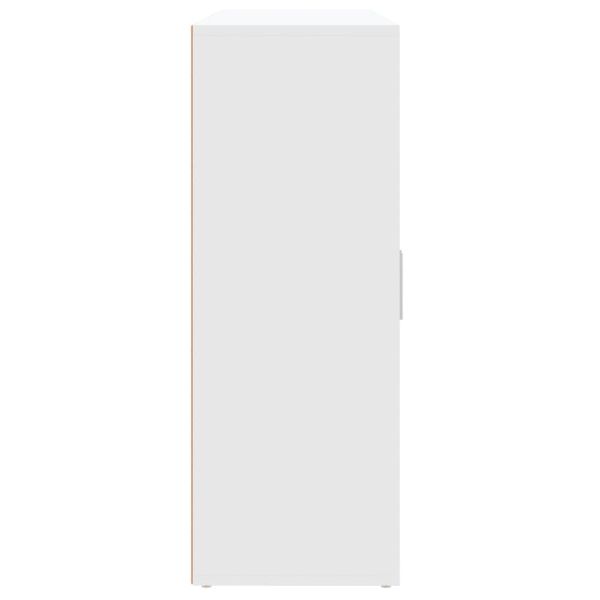 Сайдборди, 3 бр, бели, 60x31x84 см, инженерно дърво