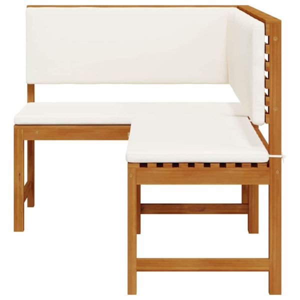 Градински стол с възглавница Кафяво 140 x 100 x 91 см