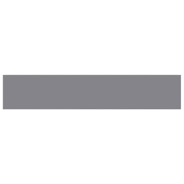 Окачени стенни рафтове, 4 бр, сиви, 120x23,5x3,8 см, МДФ