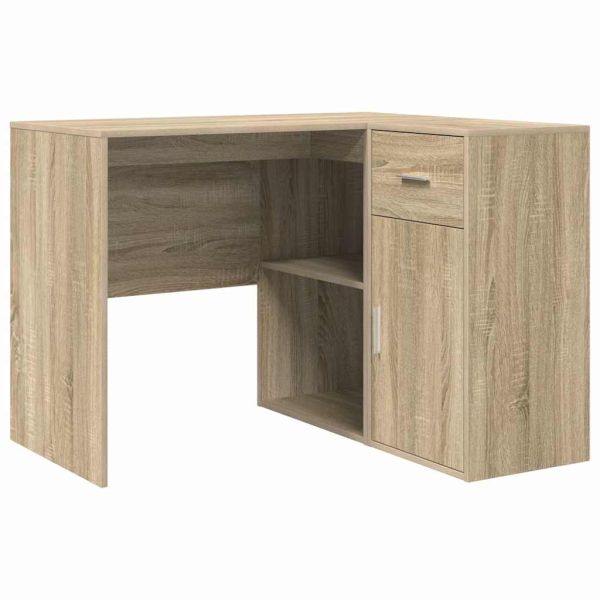 Ъглово бюро с чекмедже Сонома дъб 102 x 88 x 75 см
