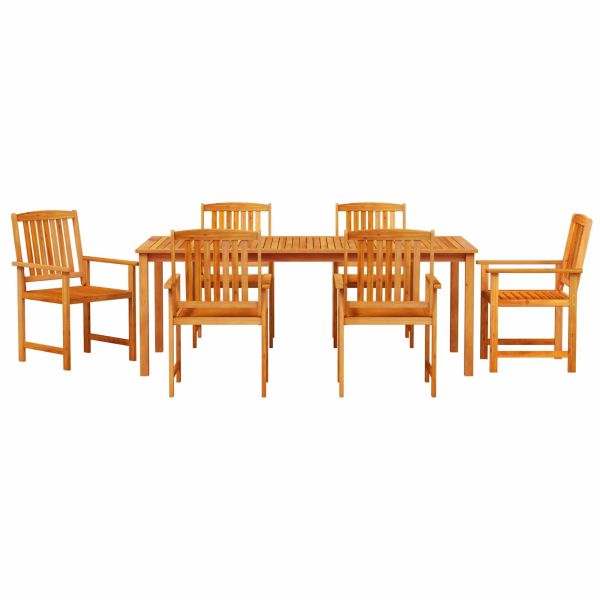 Комплект за хранене в градината 7 pcs Кафяво