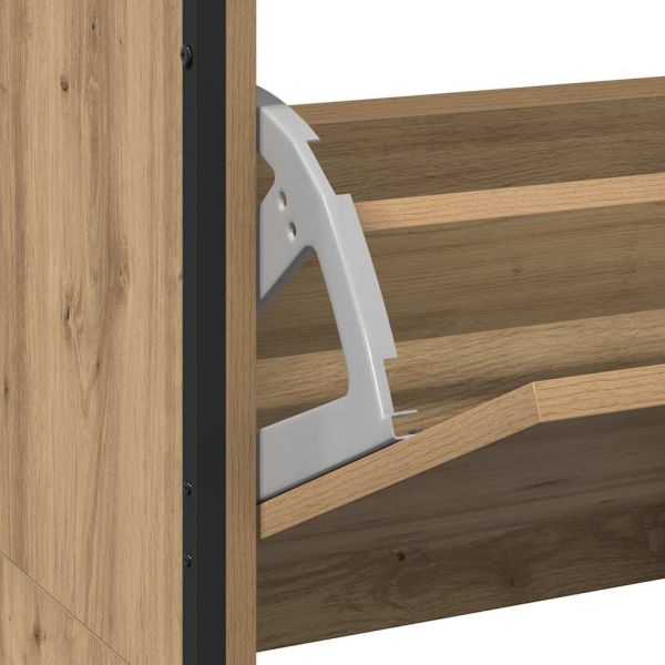 Шкаф за обувки с рафт Дъб 100 x 34 x 112 см Инженерно дърво