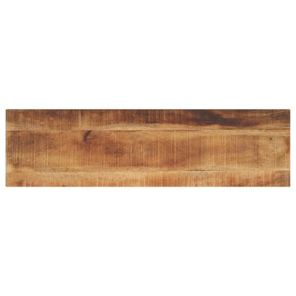 Плот за маса 100x30x2,5см правоъгълен масивно дърво грубо манго