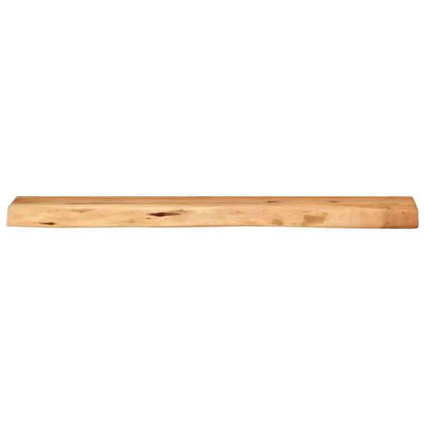 Стенни рафтове, 2 бр, 80x20x3,5 см, акациево дърво масив