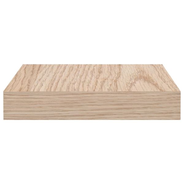 Рафтове за стена, 4 бр, 40x23,5x4 см, инженерна дървесина
