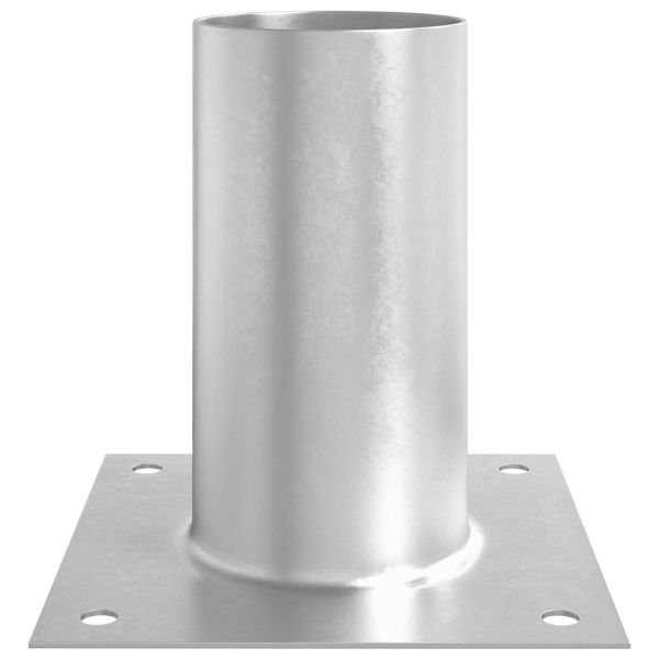 Кръгъл наземен анкер 12 pcs Сребристо 15 x 15 x 15 см Метал