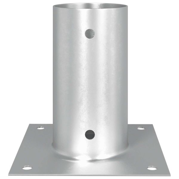 Кръгъл наземен анкер 12 pcs Сребристо 15 x 15 x 15 см Метал