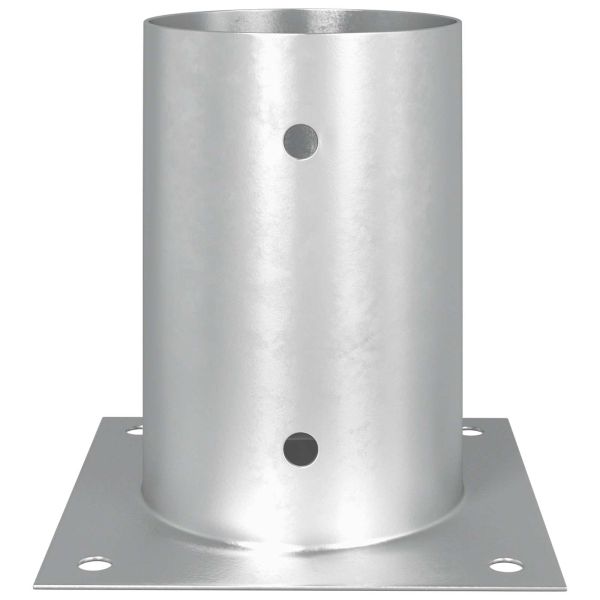 Кръгъл наземен анкер 12 pcs Сребристо 15 x 15 x 15 см Метал