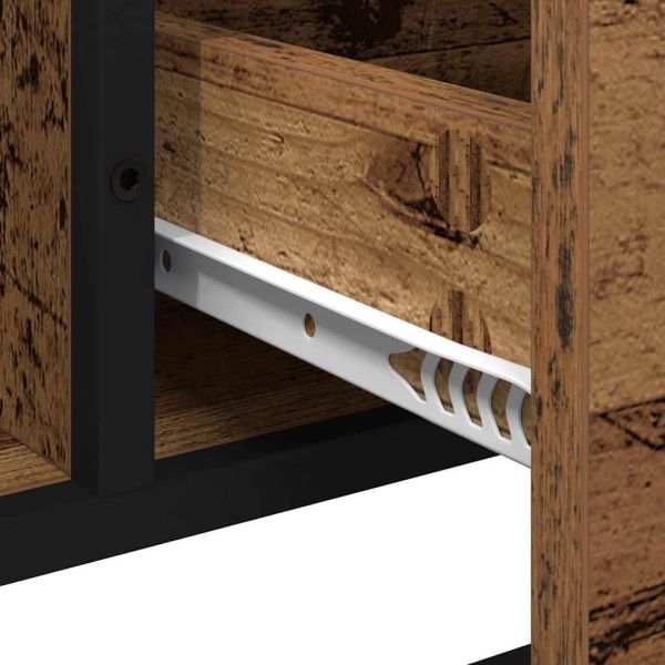 Шкаф за баня Старо дърво 65 x 33 x 60 см Инженерно дърво