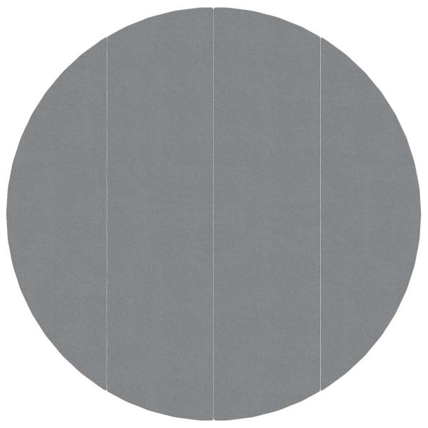 Подложка за басейни светлосива Ø428 см полиестерен геотекстил