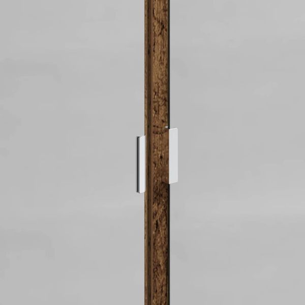 Комплект шкафове за баня с рафт Старо дърво Инженерно дърво